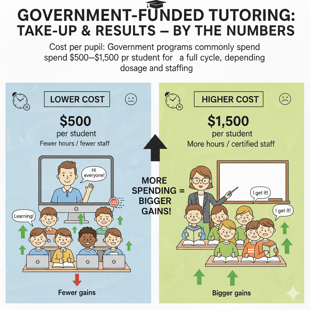 List the big pieces first. Tutor pay, training time, materials, space, and program lead time. Add the hidden costs that often get missed, such as time for placement checks, copier fees, and a small snack for after-school slots.