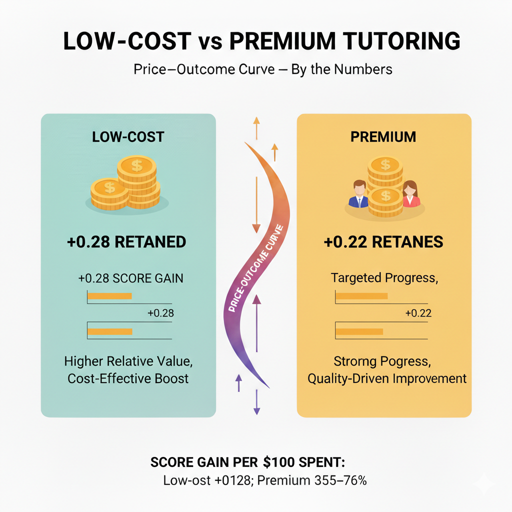 That matters when budgets are tight or when you plan a long journey across a school year. The catch is that efficiency is not the same as speed to the finish line. If your child needs a large jump before a fixed test date, a program with higher weekly velocity may still be the smarter choice even if each dollar moves the needle a bit less.