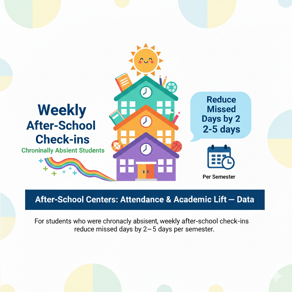 Set a fixed check-in day and keep it short, warm, and practical. Use three questions. What went well this week. What made it hard to get to school or to class on time. What is one small step we will try before next week. Write the step on a card and place it by the backpack.