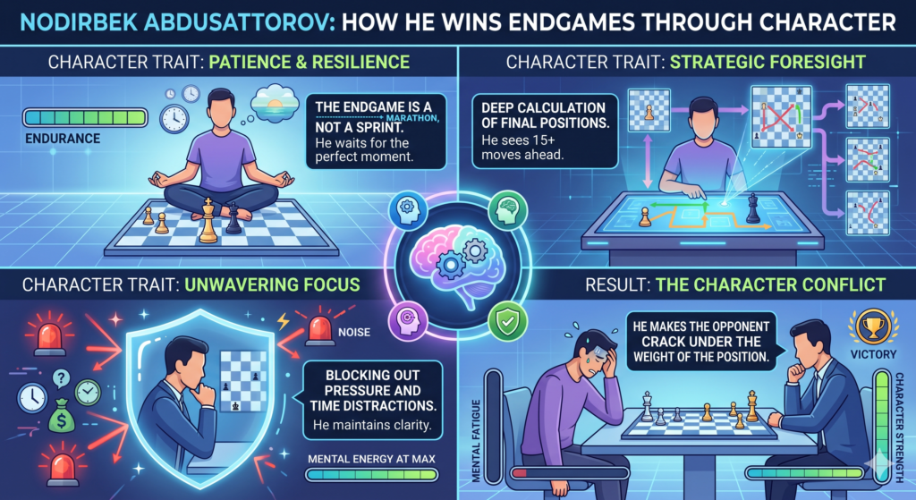 Endgames are not loud. There may be no queens. There may be no big attack. But endgames show who can stay patient. They show who understands small details. They show who can keep focus when the exciting part seems over.