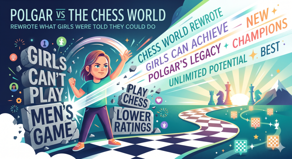 Judit Polgar’s biggest rivalry was not just with one player. In many ways, her rivalry was with the old idea that girls could not compete with the best men in chess. She proved that idea wrong again and again. 