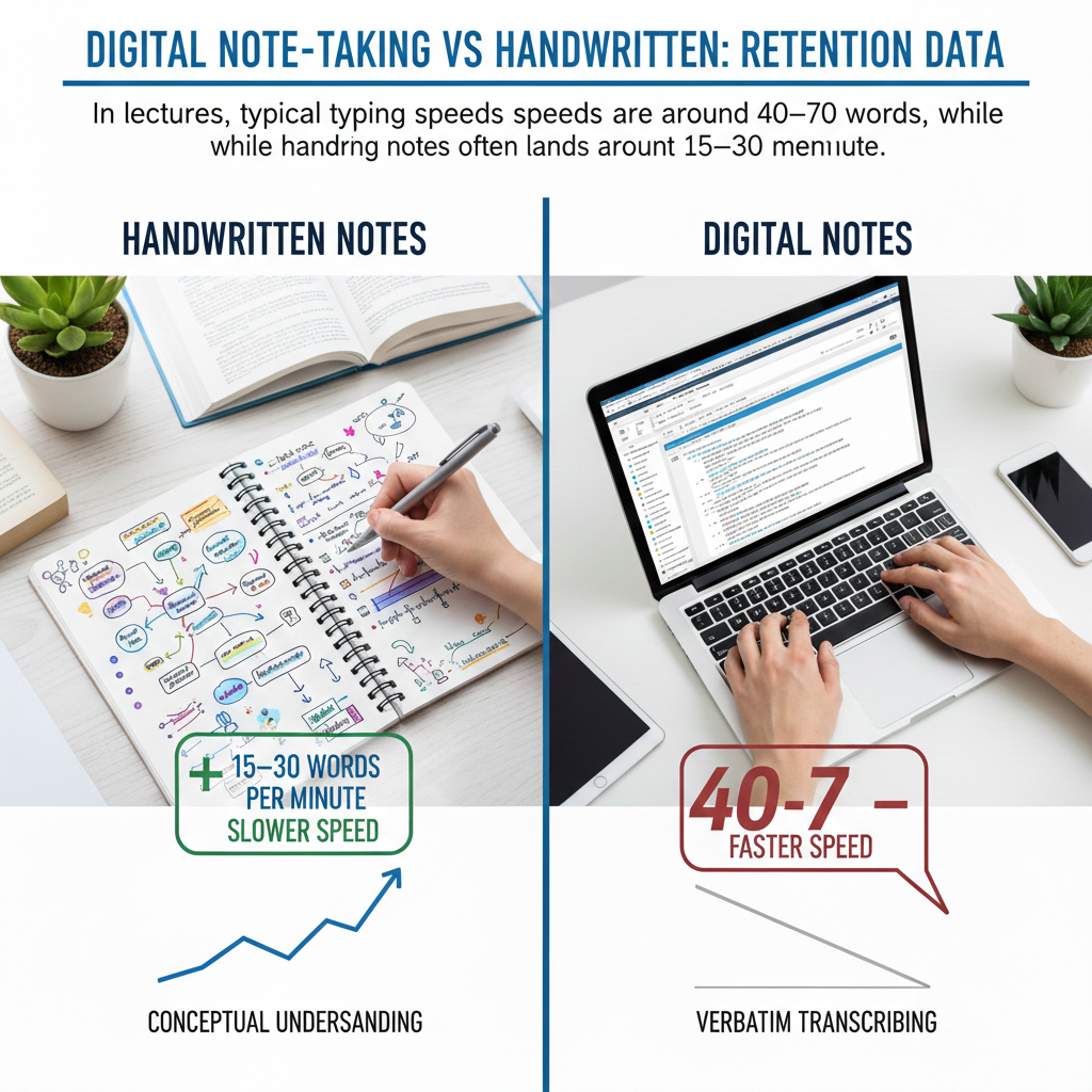 If your child types, teach “selective typing.” They should never try to type everything. They should type only headings, key terms, and short idea lines. If they are typing full paragraphs, they are likely copying. If your child writes by hand, teach “capture the spine.” 