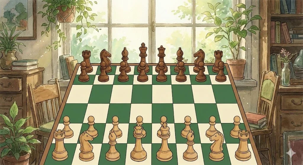 Step 1: Place the Chess Board the Right Way